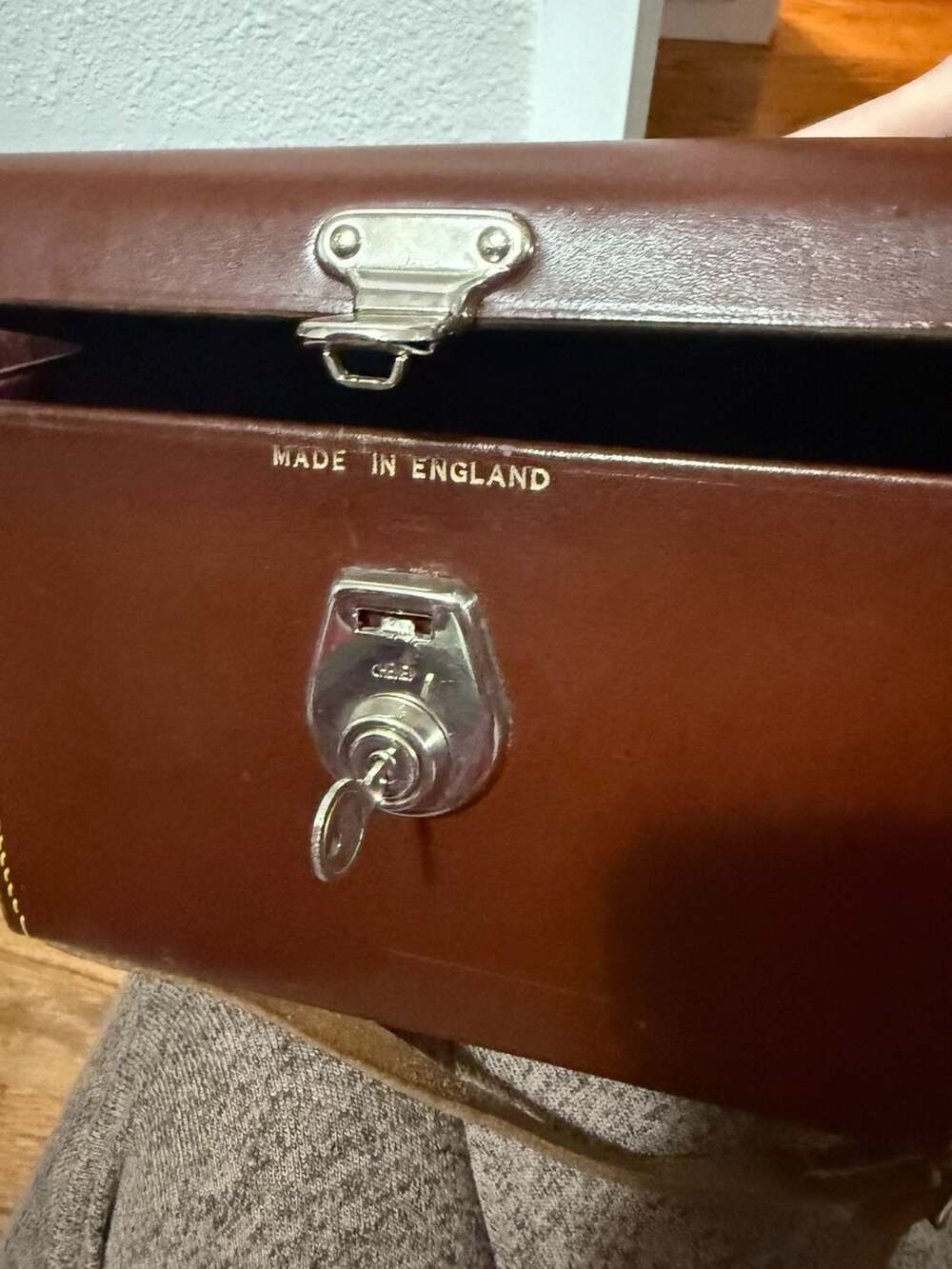 Packard Bell Vintage Brown Leather Carrying Case Camera Bag - Picture 7 of 11